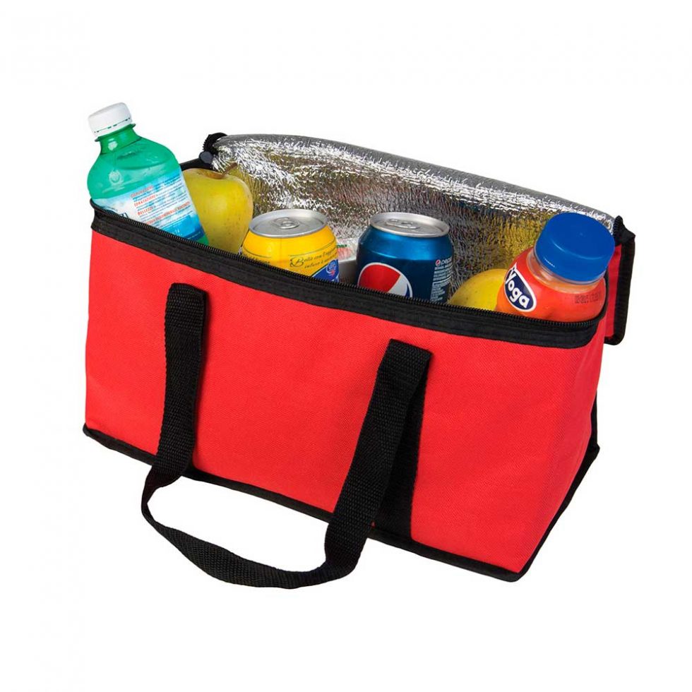 Bolsa Isotérmica con cremallera roja