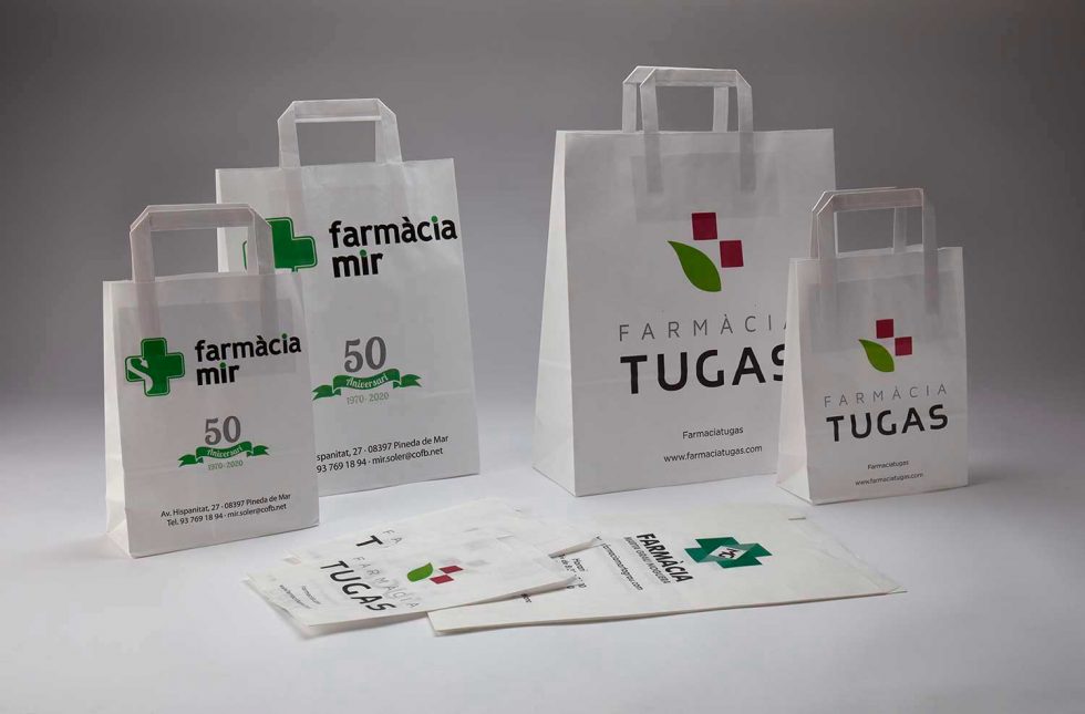 Bolsas de farmacia resistentes y económicas